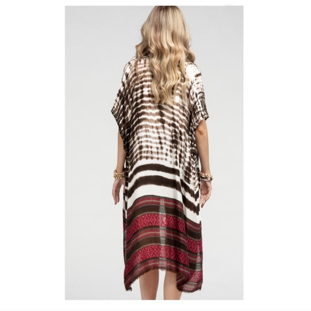 Boho Beautiful Jacquard Kimono Top - Picture 8 of 11